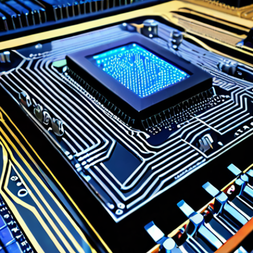Home 13 **Image Prompt: Quantum Computing in Embedded Systems**
- Create an illustration depicting a quantum computer integrated into an embedded system environment, showcasing parallel processing capabilities. Include visual elements like data streams and multiple tasks being processed simultaneously in an industrial automation setting.