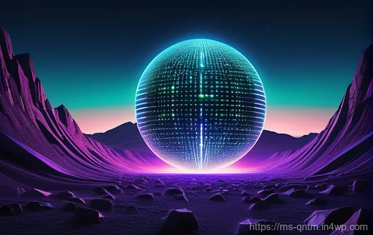 양자 컴퓨터를 이용한 데이터 분석 방법 - **Quantum Data Discovery Lab:** A highly detailed and futuristic laboratory scene. A diverse group o...